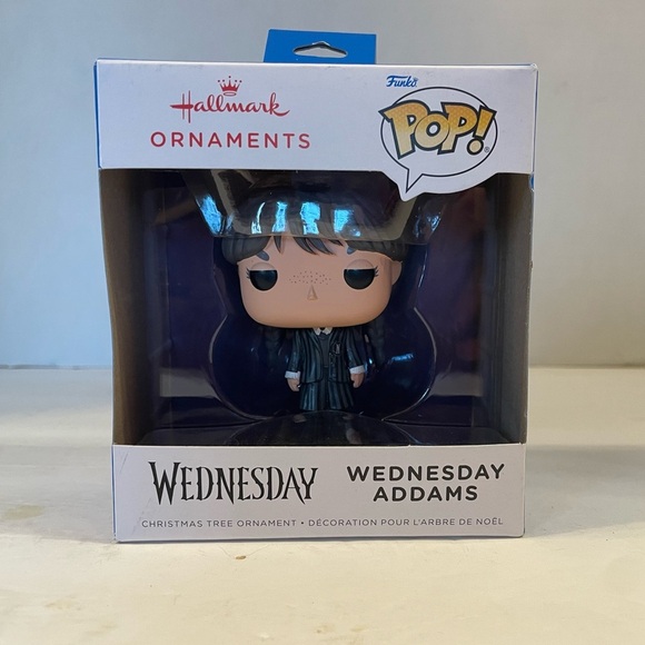 Funko Pop Hallmark Wednesday Adams Christmas Ornament NEW - Picture 6 of 6